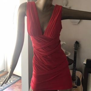 Red bandage dress by Emerald Sundae